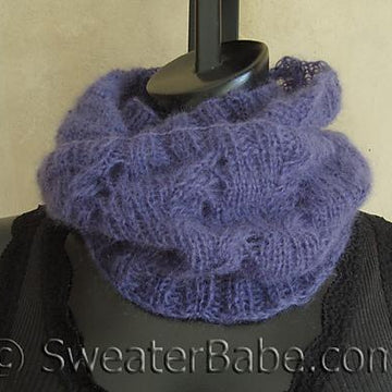 #104 Mohair Lace Mobius Cowl