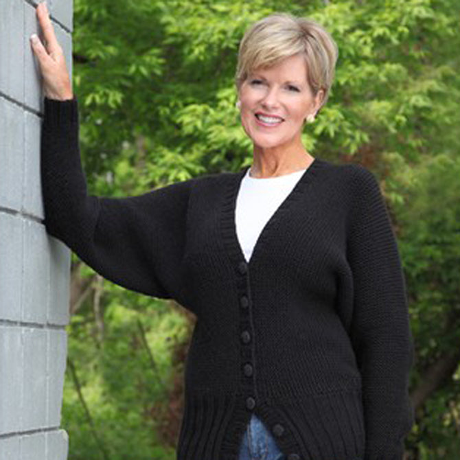 Valley Yarns MoCA Cardigan Knitting Pattern