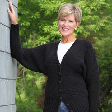 Valley Yarns MoCA Cardigan Knitting Pattern