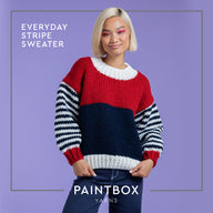 Paintbox Yarns Everyday Stripe Sweater Knitting Pattern