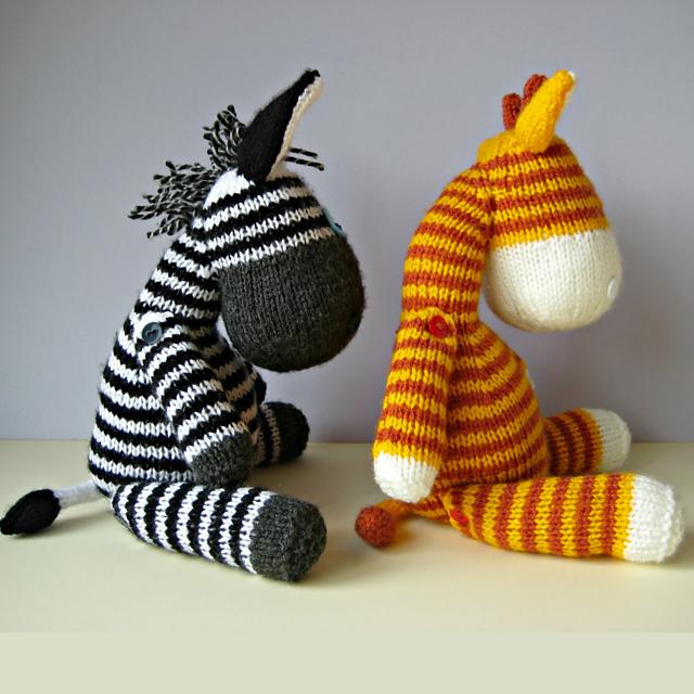 Gerry Giraffe and Ziggy Zebra