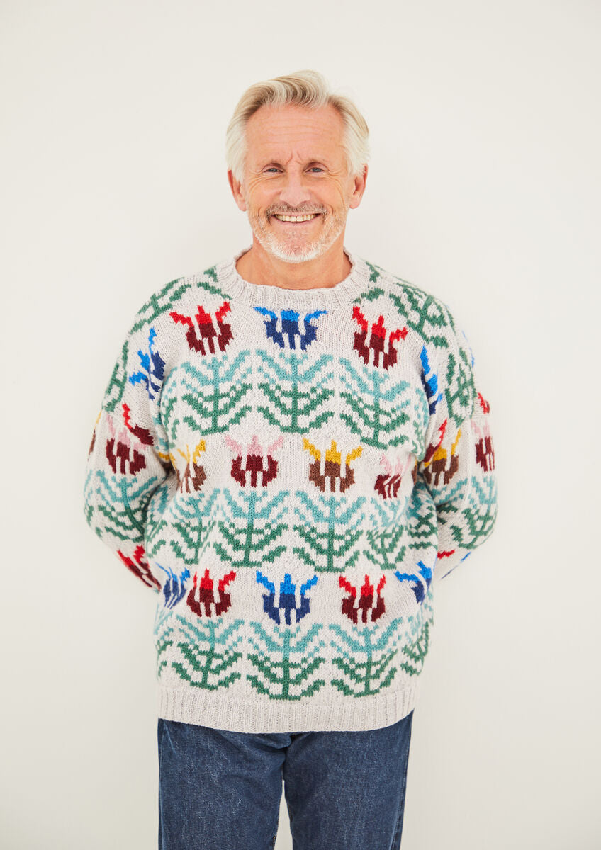 Arne&Carlos Margit Sweater in Rowan Norwegian Wool - 04095