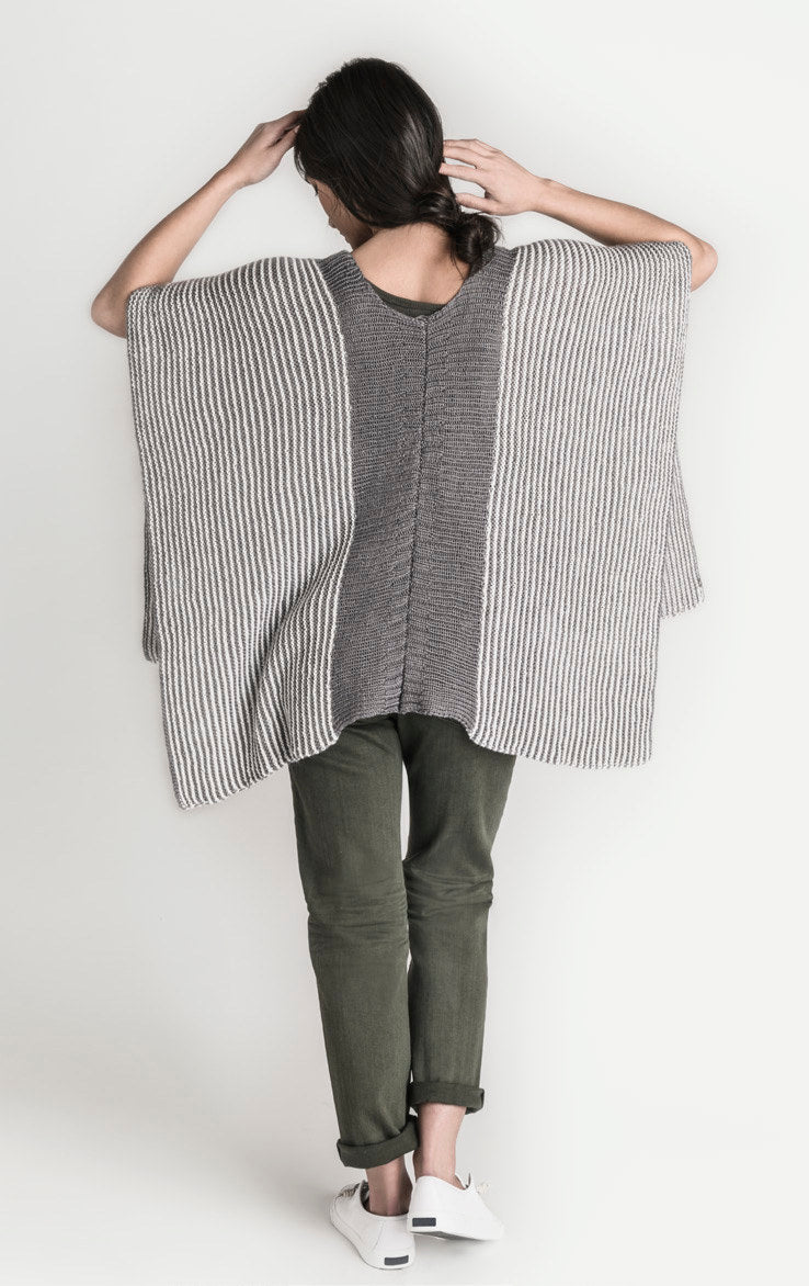 Blue Sky Fibers Esko Kimono Cape Knitting Pattern