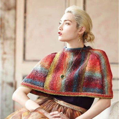 Noro Steeked Capelet Knitting Pattern