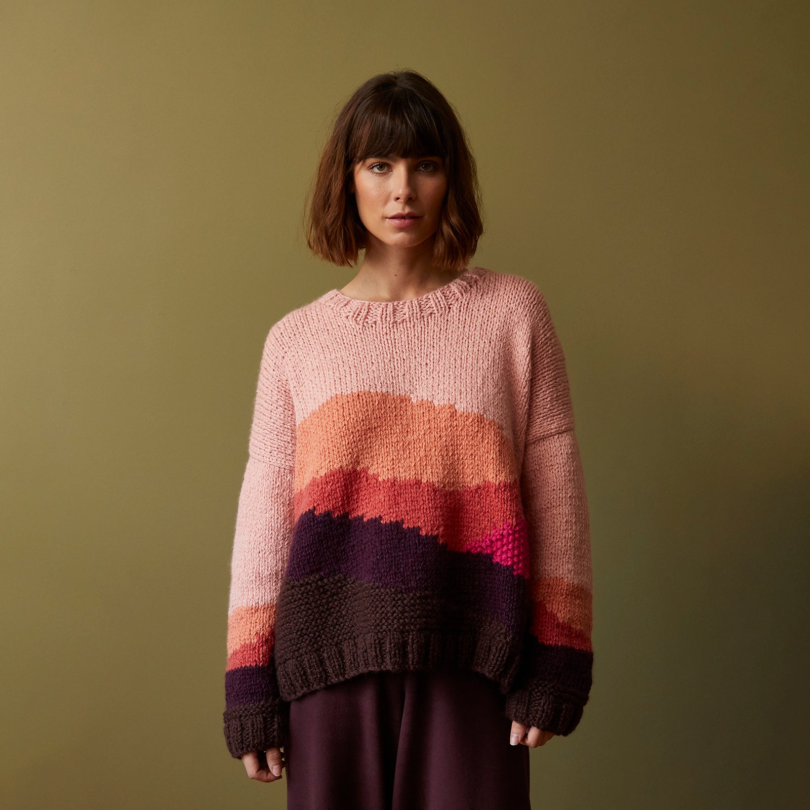 Debbie Bliss Uluru Sweater Knitting Pattern