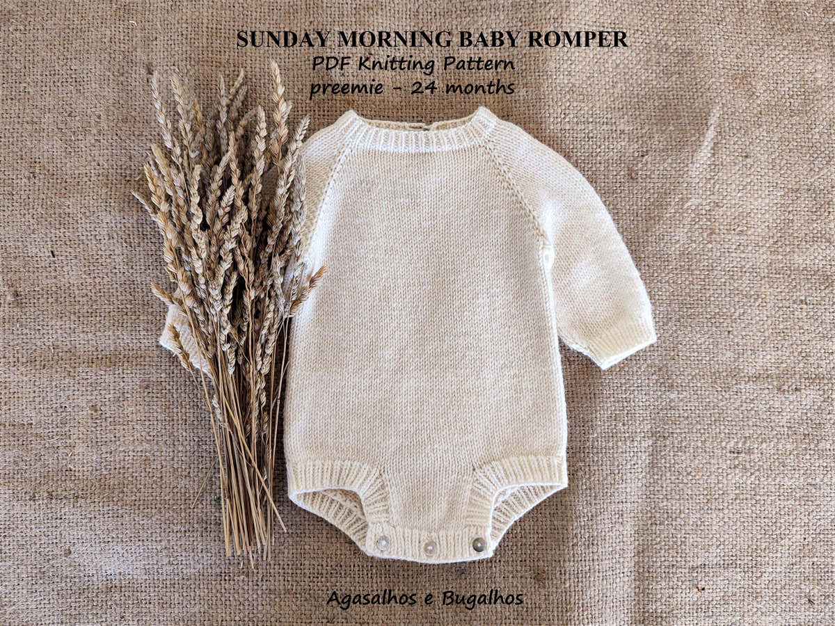 Sunday Morning Baby Romper Knitting Pattern | preemie - 24 months