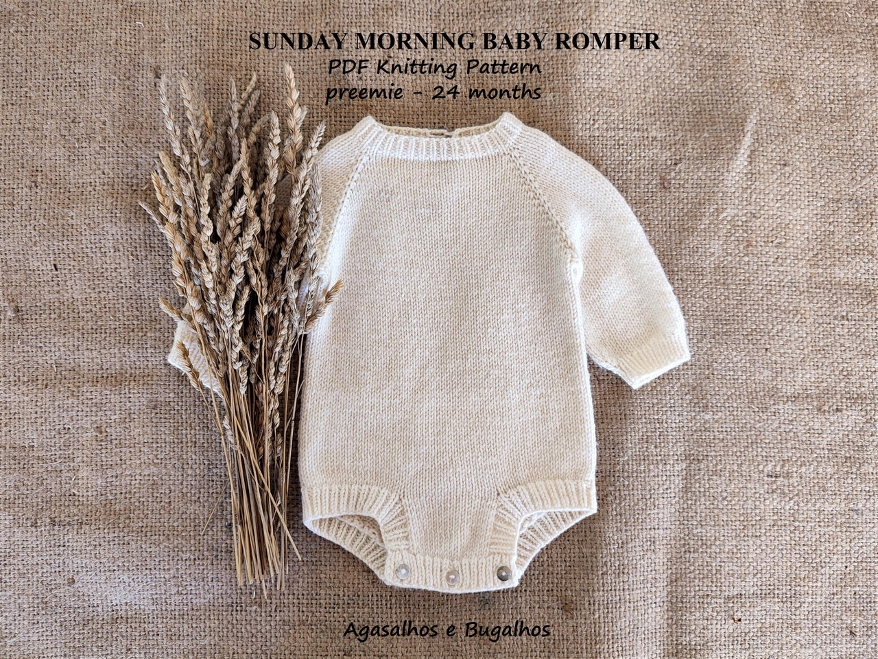 Sunday Morning Baby Romper Knitting Pattern | preemie - 24 months