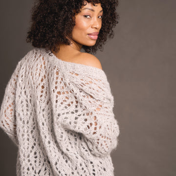 Charisse In Rowan Alpaca Sparkle Cardigan Knitting Pattern