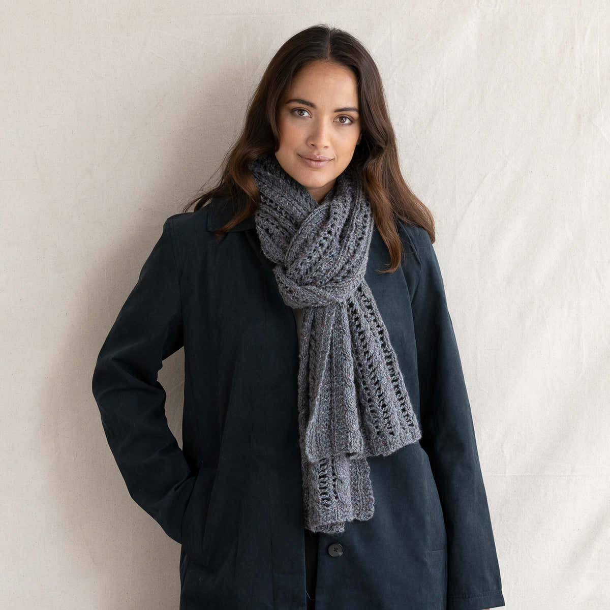 String Hazel Shawl Scarf Knitting Pattern