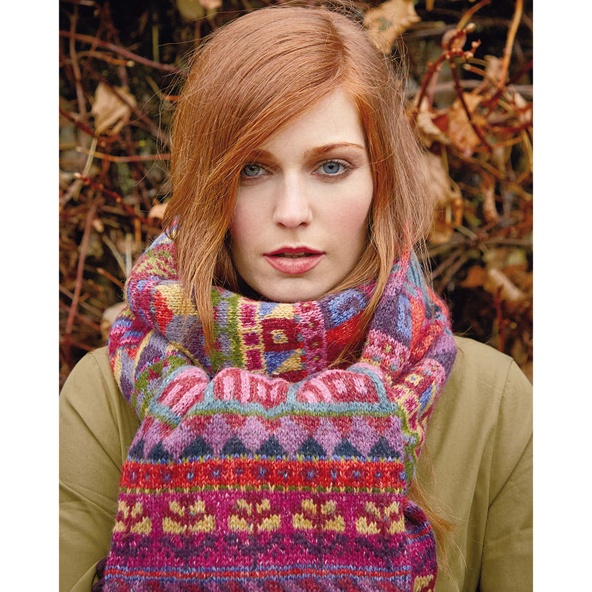 Rowan Sampler Scarf Knitting Pattern