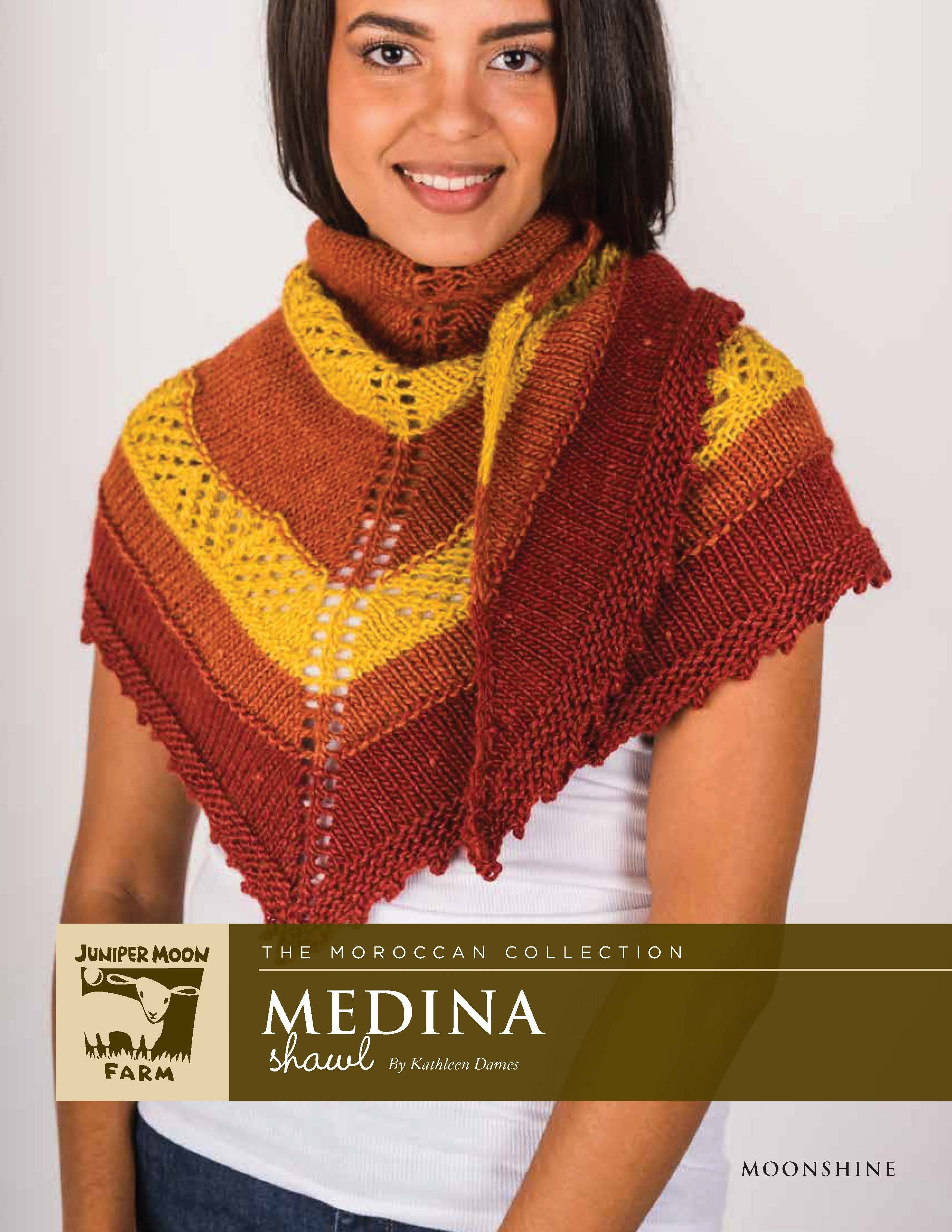 Medina Shawl Wrap Knitting Pattern