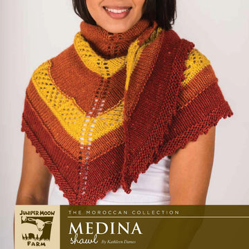 Medina Shawl Wrap Knitting Pattern