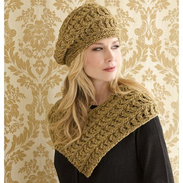 Stacy Charles Fine Yarns Madeleine Cowl and Beret Knitting