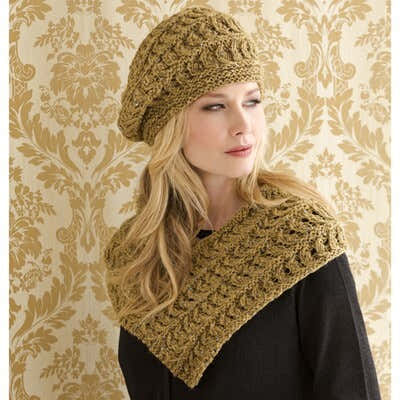 Stacy Charles Fine Yarns Madeleine Cowl and Beret Knitting