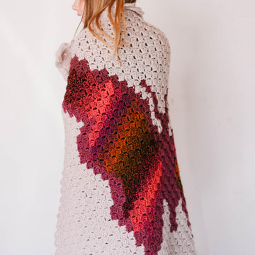 C2C Crochet Butterfly Blanket
