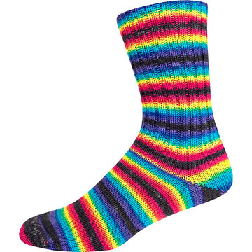 OnLine Supersocke 356 Style - 4-Ply - Moonlight Color w/ALOE Yarn - Superwash Wool