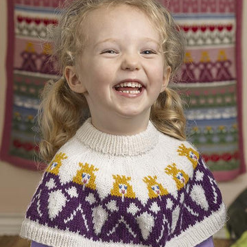 Marielle Neck Warmer in Viking of Norway Alpaca Storm White/Heather PDF