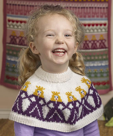 Marielle Neck Warmer in Viking of Norway Alpaca Storm White/Heather PDF