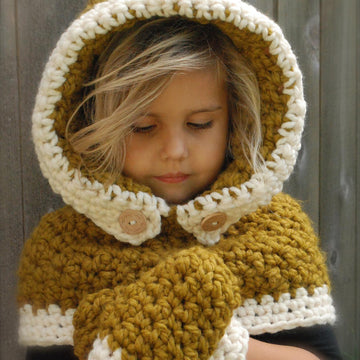 Fern Hood/Mitten Set