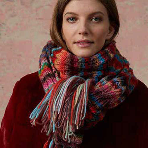 Lang PTO31-04 Scarf Knitting Pattern