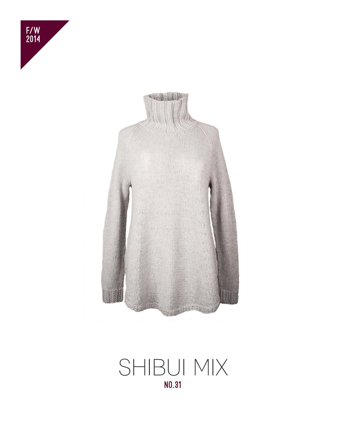 Shibui Knits Mix No. 31 Jumper Knitting Pattern