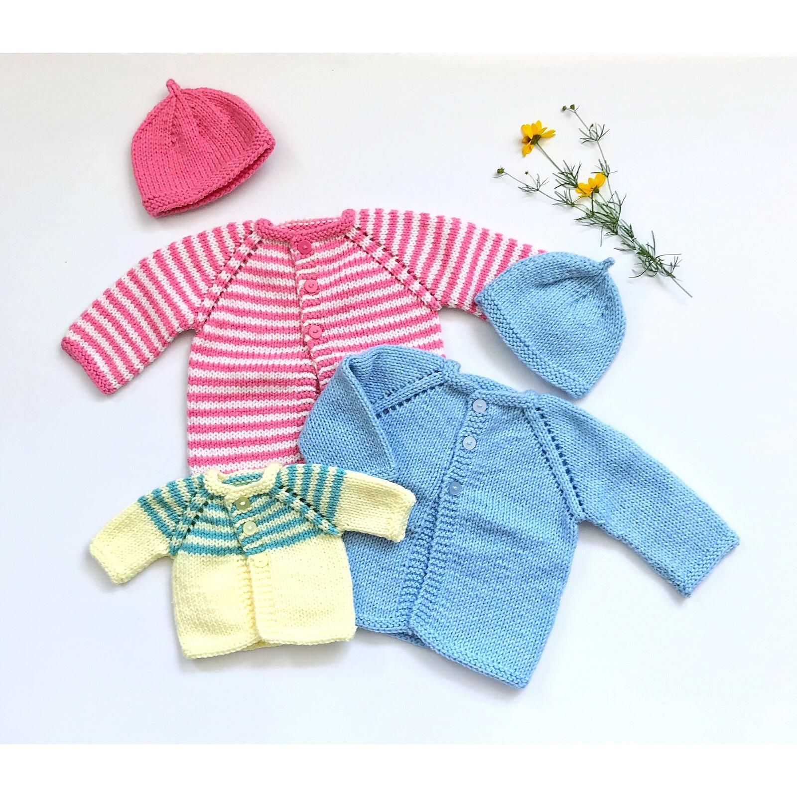 #31 Baby Sweaters, Hat & Blankets