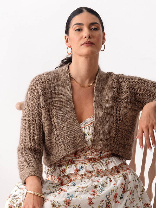 Heartleaf Cardigan Knitting Pattern