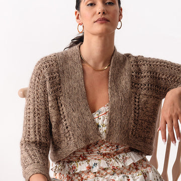 Heartleaf Cardigan Knitting Pattern