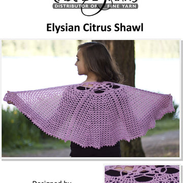 Citrus Shawl Scarf Crochet Pattern