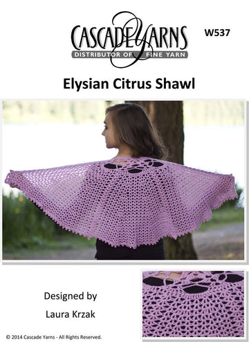 Citrus Shawl Scarf Crochet Pattern