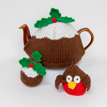 Paintbox Yarns Holly, Christmas Pudding & Robin Set Knitting Pattern