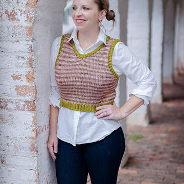 Striped Market Vest