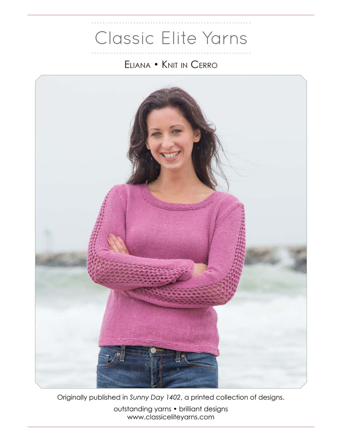 Classic Elite Yarns Eliana Jumper Knitting Pattern