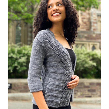 Plymouth Yarn M Swan Wings Cardigan Knitting Pattern