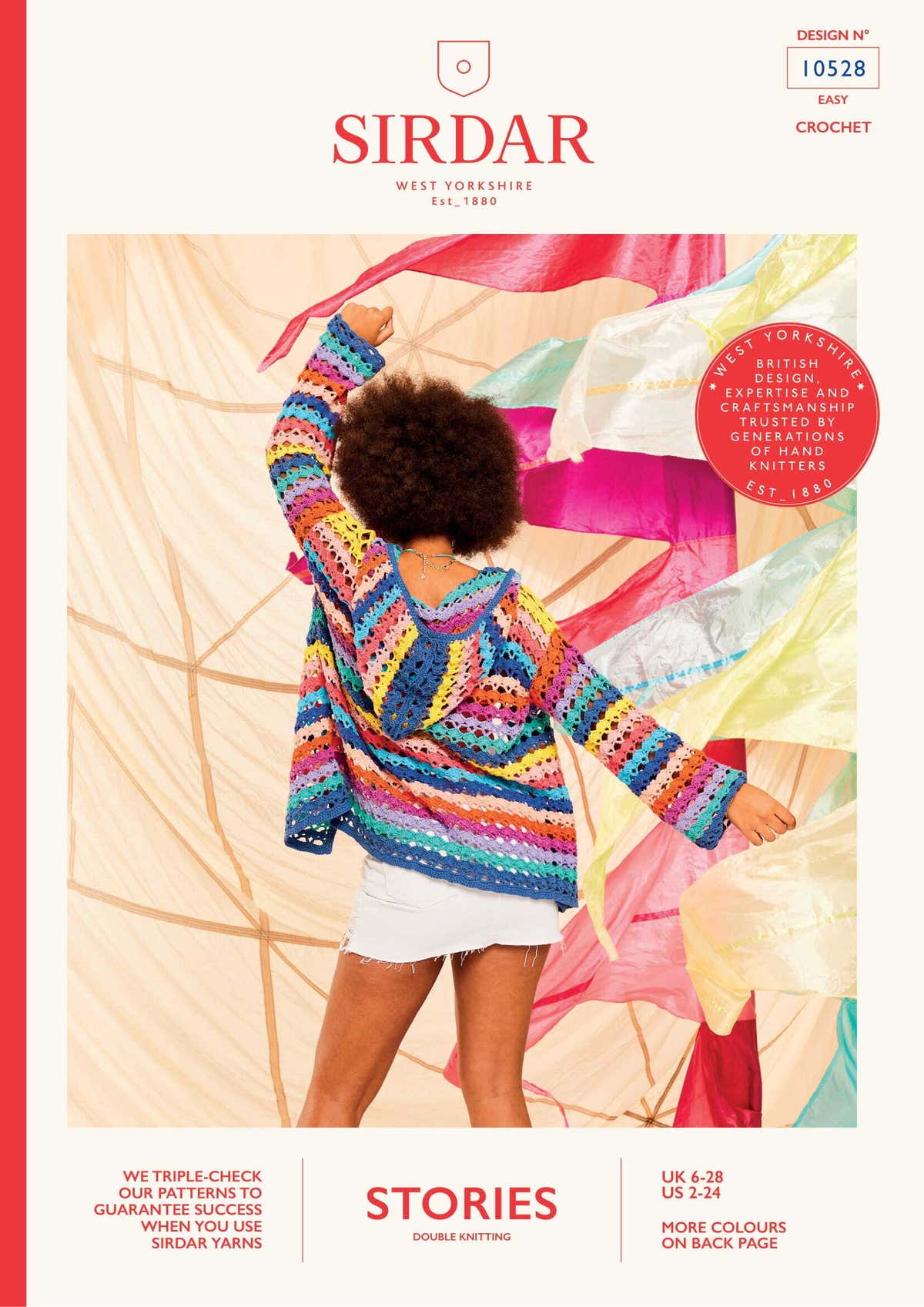 Sirdar Hoodtock Hoodie Top Crochet Pattern