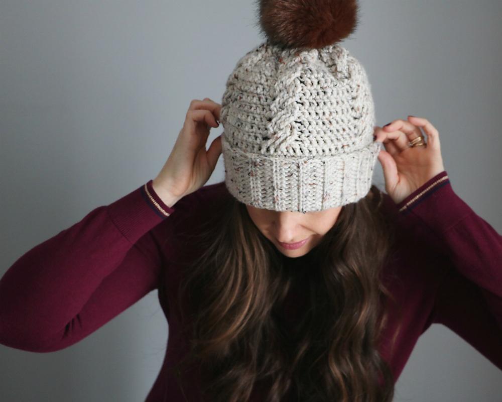Rustic Cabled Toque