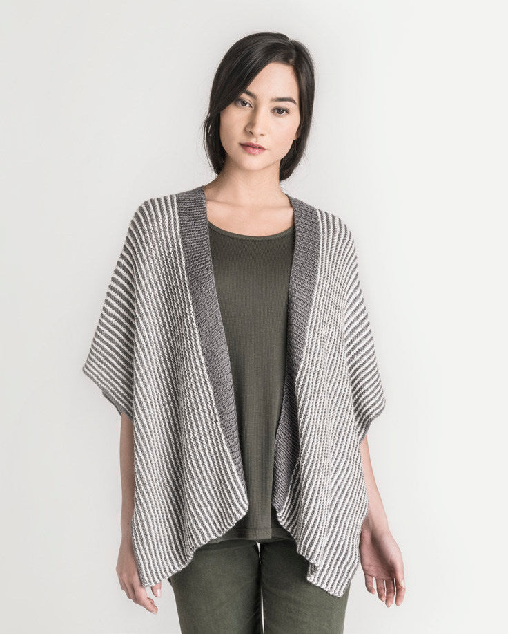 Blue Sky Fibers Esko Kimono Cape Knitting Pattern