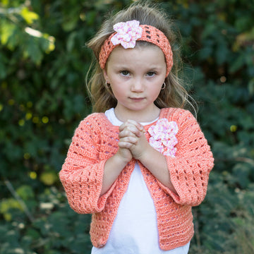 Cascade Yarns A290 Flower Friendly Sweater & Headband (Free)