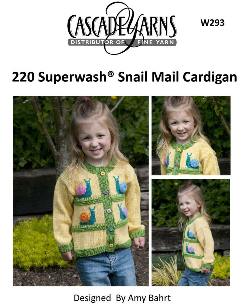 Snail Mail Cardigan Knitting Pattern