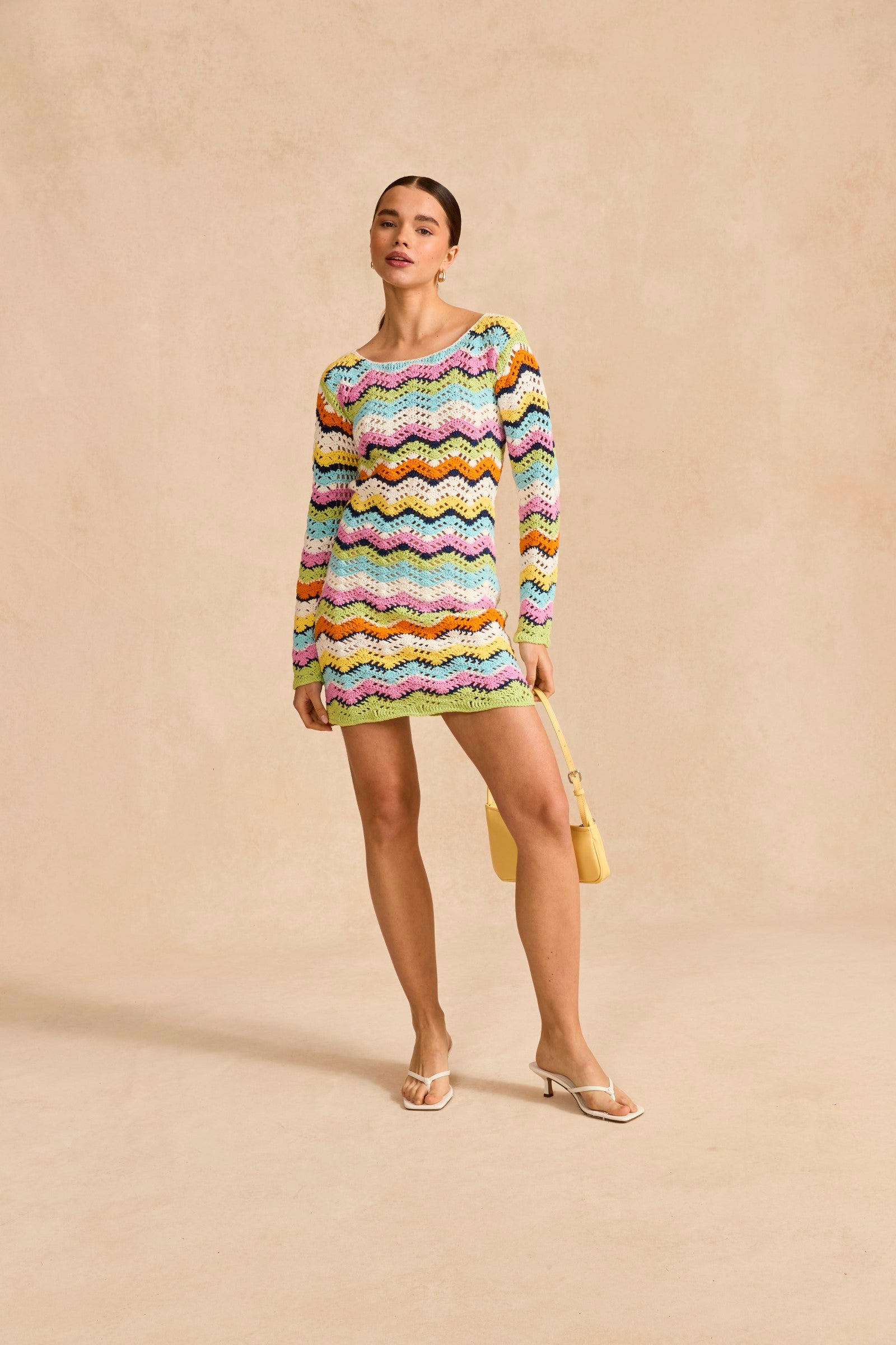 Sirdar Cheeky Chevron Mini Dress Crochet Pattern