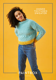 Paintbox Yarns Ombre Textured Jumper Knitting Pattern