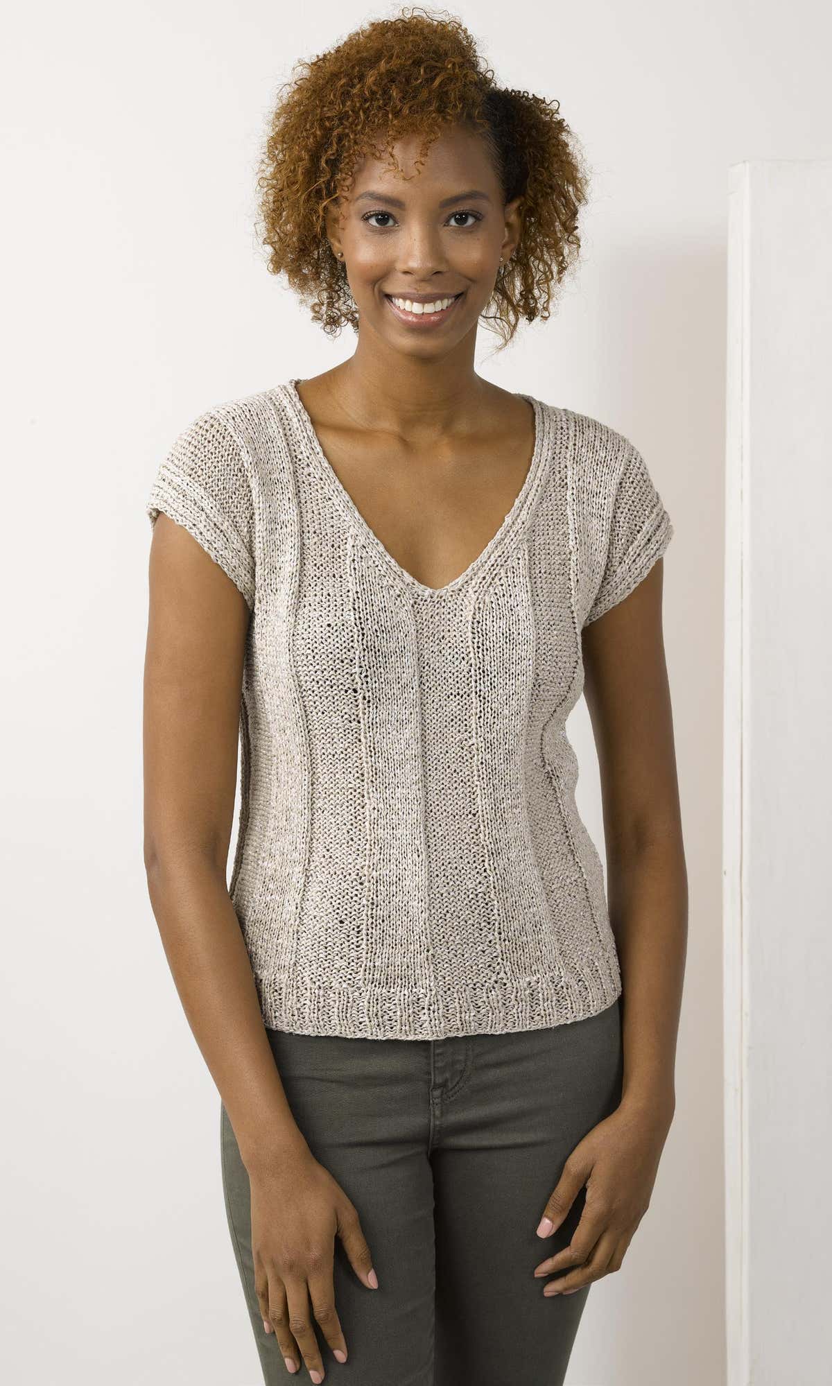 Tahki Yarns Turnstone Tee Knitting Pattern