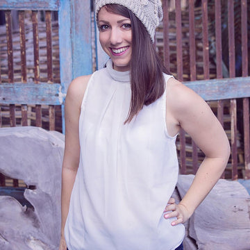 Infinity Wheat Stitch Hat