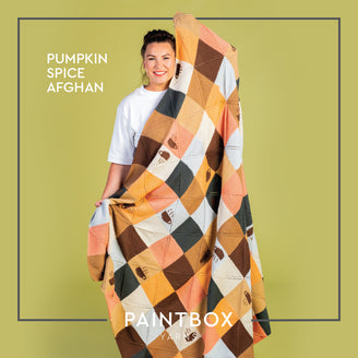Paintbox Yarns Pumpkin Spice Afghan Knitting Pattern