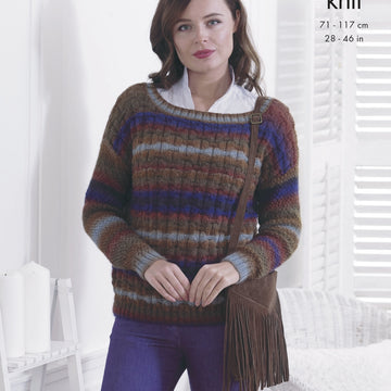 Cardigan & Sweater in King Cole Riot DK - 5007 - PDF