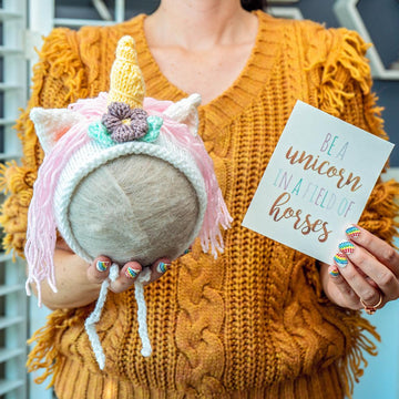 Unicorn Baby Knit Outfit Pattern