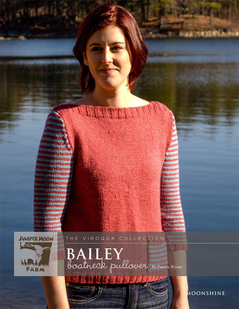 Bailey Boatneck Pullover Jumper Knitting Pattern
