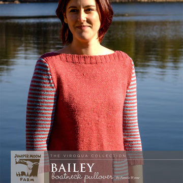 Bailey Boatneck Pullover Jumper Knitting Pattern