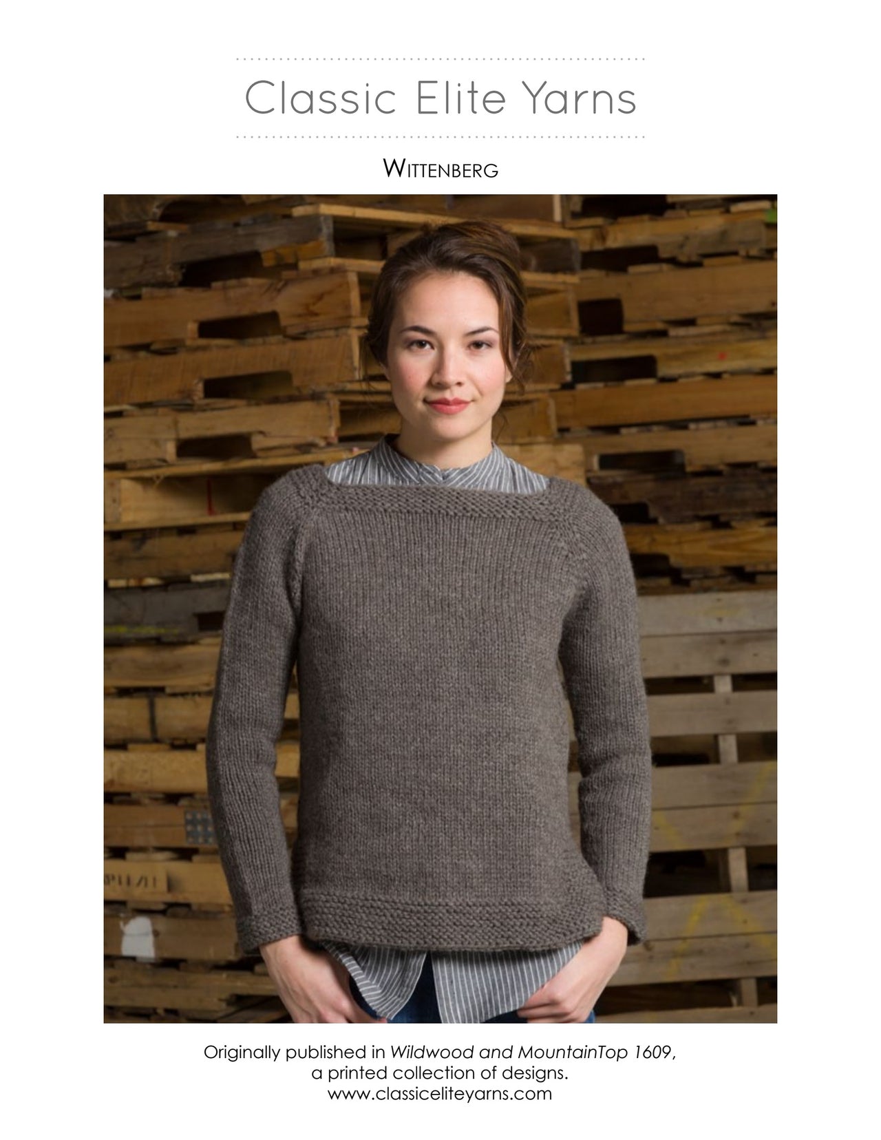 Classic Elite Yarns Wittenberg Jumper Knitting Pattern