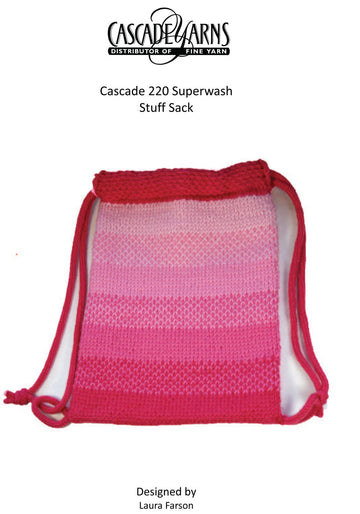 Girls Stuff Sack in Cascade 220 Superwash - W276 - Free PDF